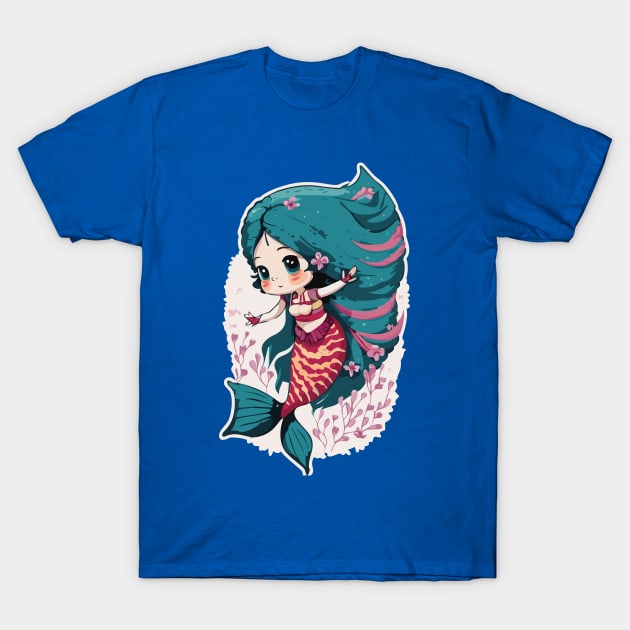 cute mermaid T-Shirt by CRAZYMAN